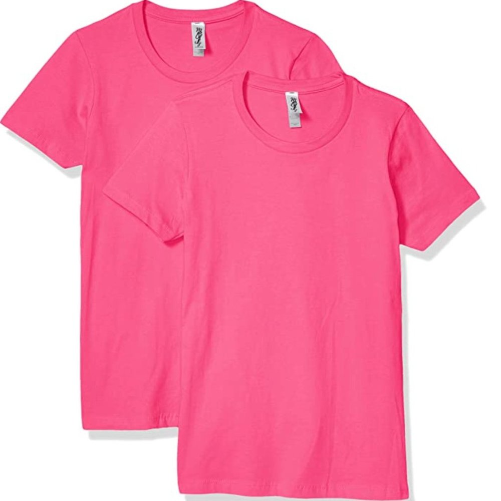 NWT Marky G Womens Unisex-Adult Pink 2PK T-Shirt